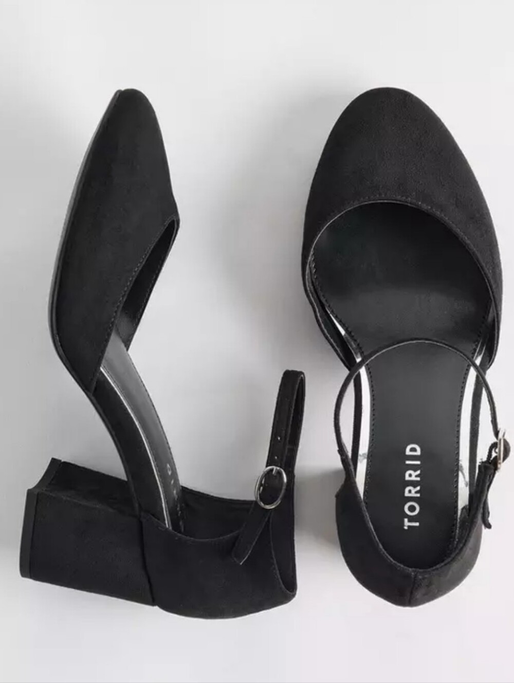 Torrid D'Orsay Mary Jane Block Heel In Black - 10 Wide Width